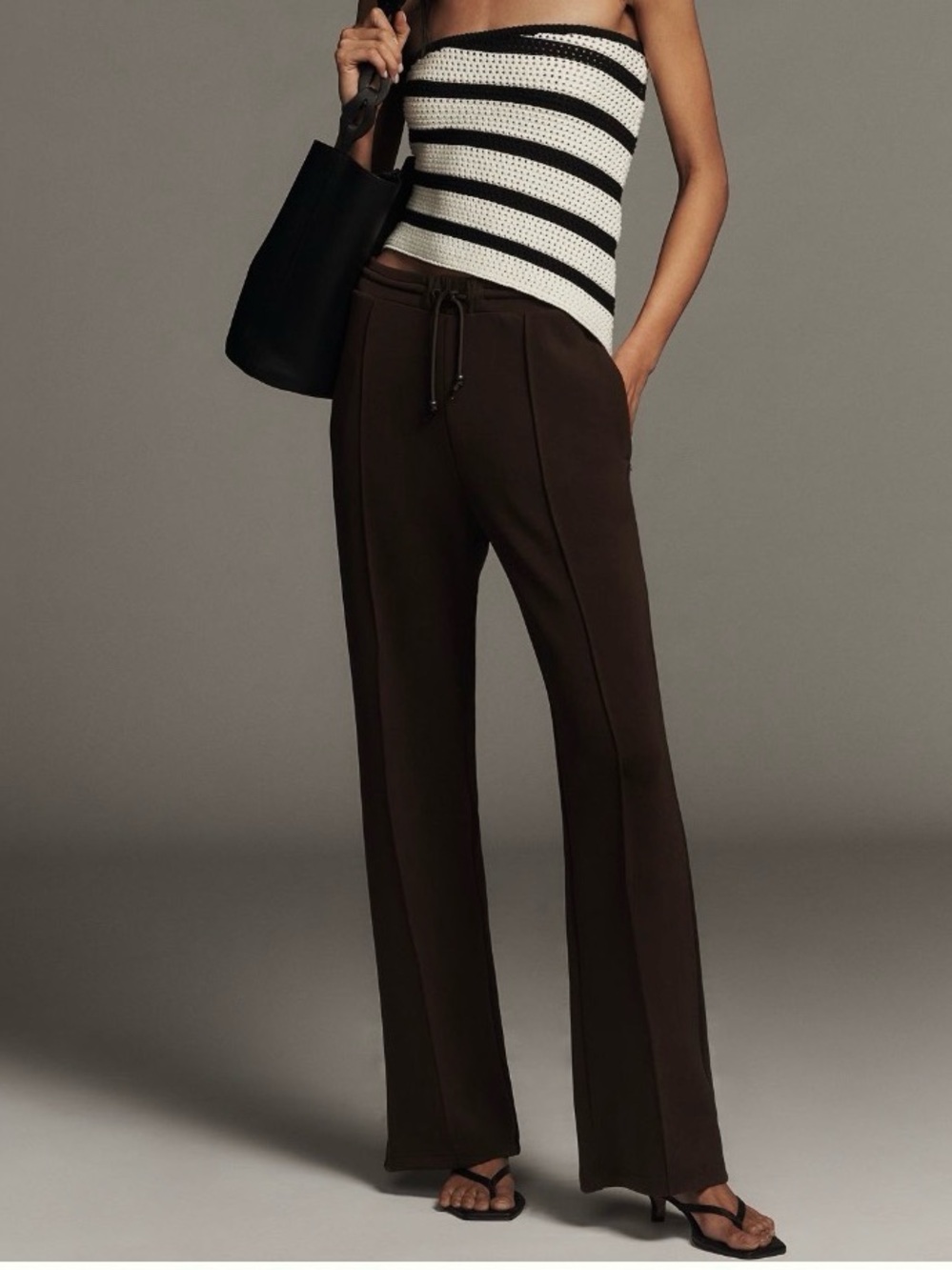 Scotch & Soda Brown Straight Leg Drawstring Sweatpants. Size S. MSRP $11